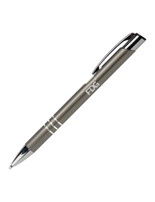 Laurent Gunmetal Pen - Black Ink w/FDG Logo