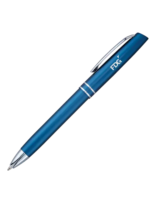 Blue Anguilla Black Ink Pen w/FDG Logo