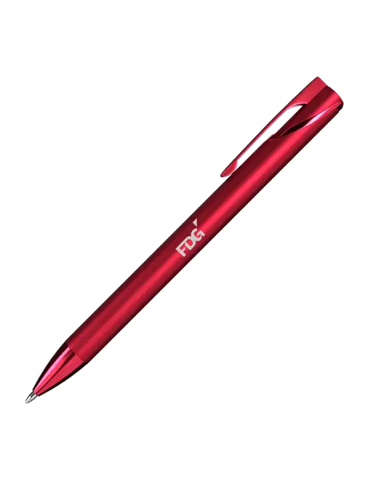 Red HyperNova Ballpoint Pen - Black Ink w/FDG Logo