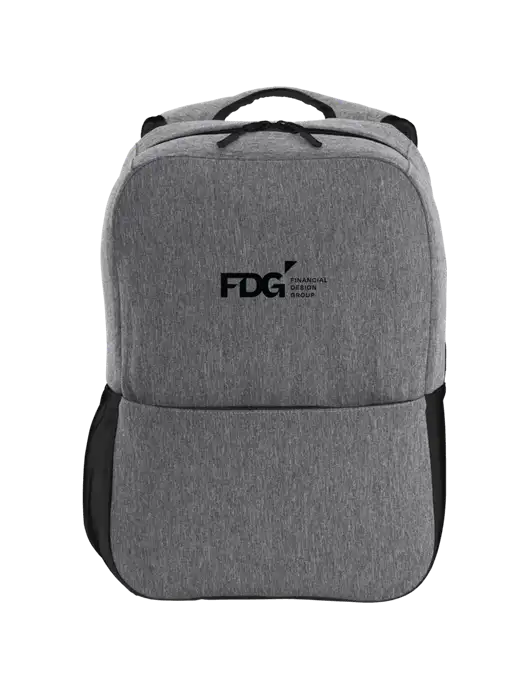 Access Square Laptop Graphite Heather/Black Backpack w/FDG Logo