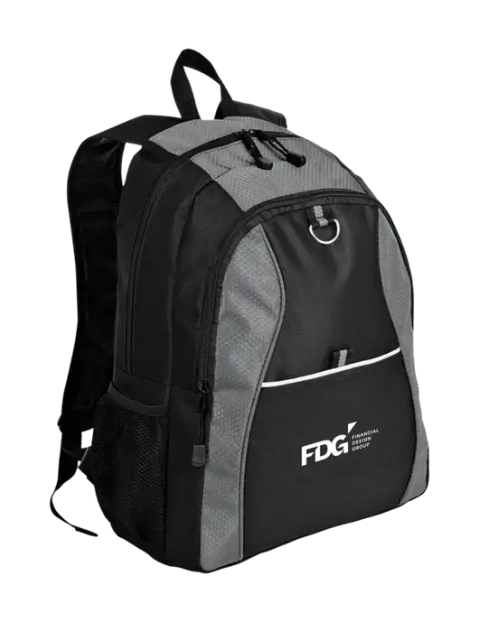 Honeycomb Grey/Black Backpack w/FDG Logo