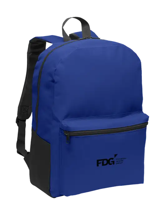 Casual Twilight Blue Lightweight Laptop Backpack w/FDG Logo