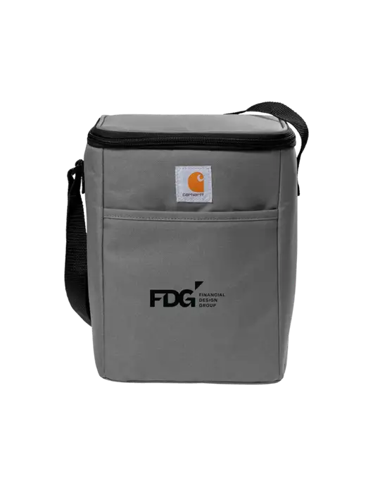 Carhartt Medium Grey Vertical 12-Can Cooler w/FDG Logo