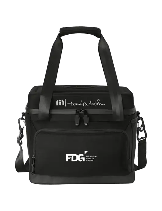 TravisMathew Black Cruise 24-Can Cooler w/FDG Logo