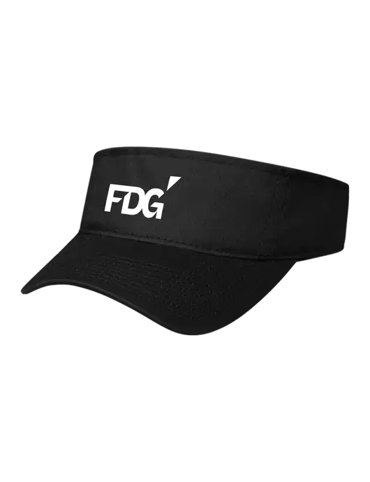 Black Cap Visor w/FDG Logo