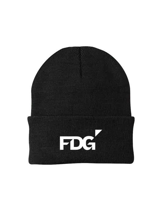 Black Knit Cap w/FDG Logo