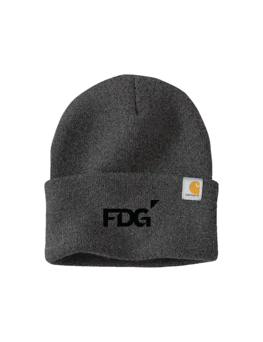 Carhartt Dark Grey Watch Cap 2.0 w/FDG Logo