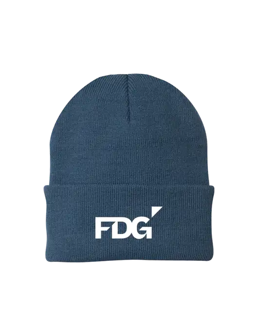 Dark Slate Knit Cap w/FDG Logo