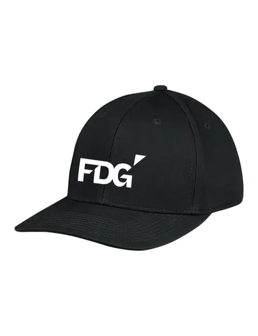 Premium Modern Structured Twill Black Snapback Cap w/FDG Logo