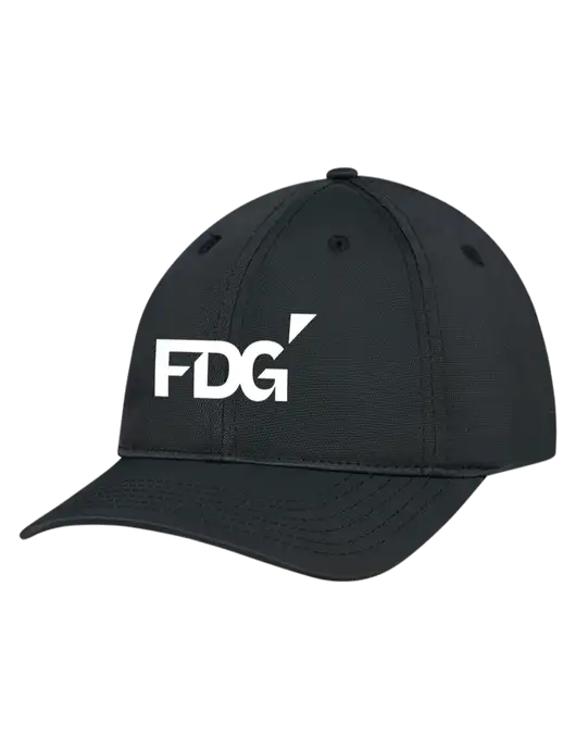 Black Nylon Twill Performance Cap w/FDG Logo
