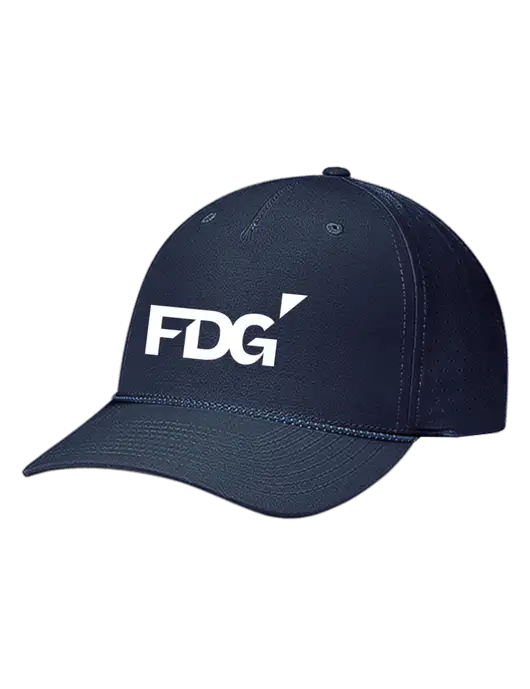 Richardson Laser Perf Performance Dark Navy/Navy-Grey-Blue Rope Cap w/FDG Logo