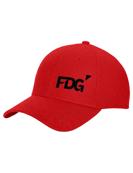 New Era Diamond Era Red Stretch Cap w/FDG Logo
