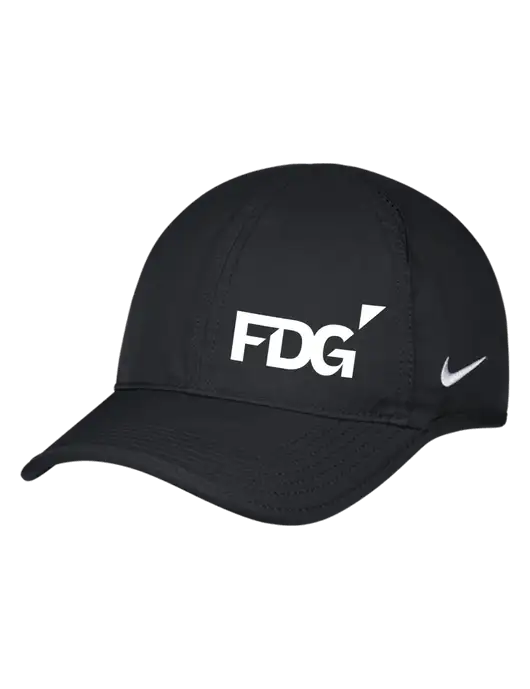 Nike Black Featherlight Cap w/FDG Logo