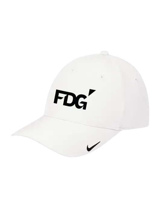 Nike White Dri-FIT Legacy Cap w/FDG Logo