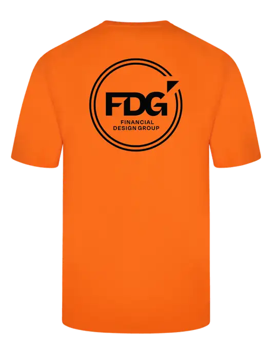 Carhartt Loose Fit Workwear Dark Orange Short Sleeve Pocket T-Shirt w/FDG Circle Logo, FDG Logo