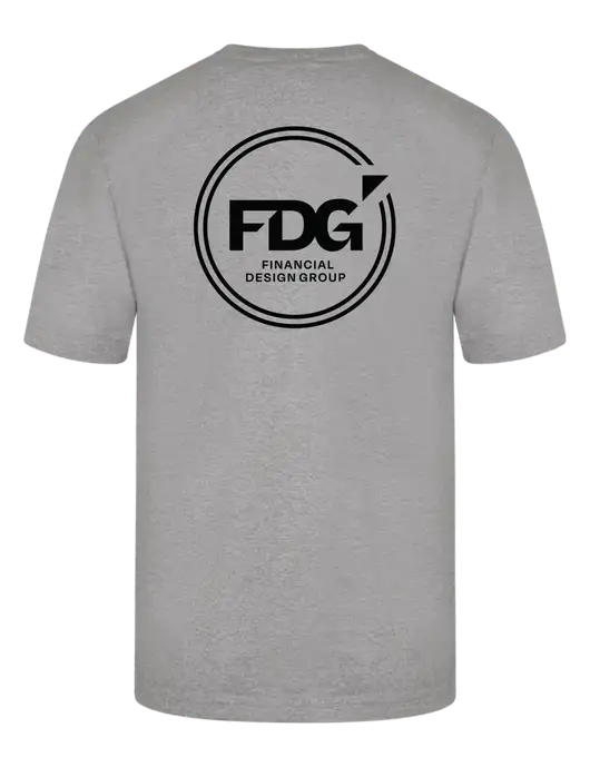 Carhartt Workwear Light Grey Heather Pocket Short Sleeve T-Shirt w/FDG Circle Logo, FDG Logo