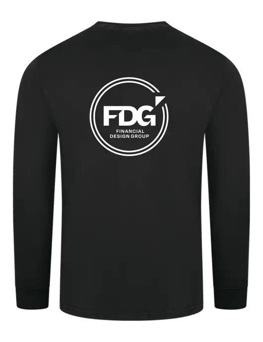 Carhartt Black Workwear Pocket Long Sleeve T-Shirt w/FDG Circle Logo, FDG Circle Logo