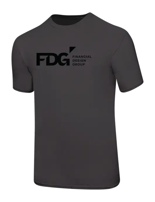 Ring Spun Charcoal 4.5 oz T-Shirt w/FDG Logo