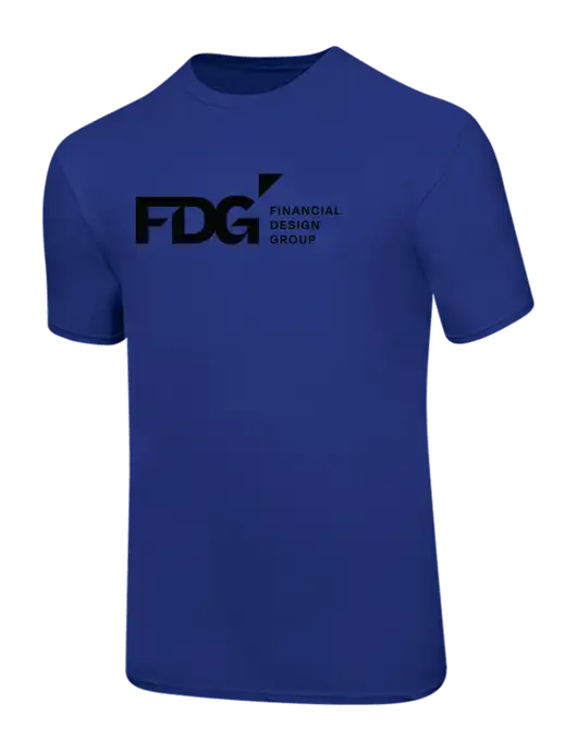 Ring Spun Royal 4.5 oz T-Shirt w/FDG Logo