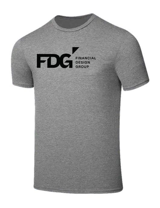 Seriously Soft Grey Frost T-Shirt w/FDG Logo