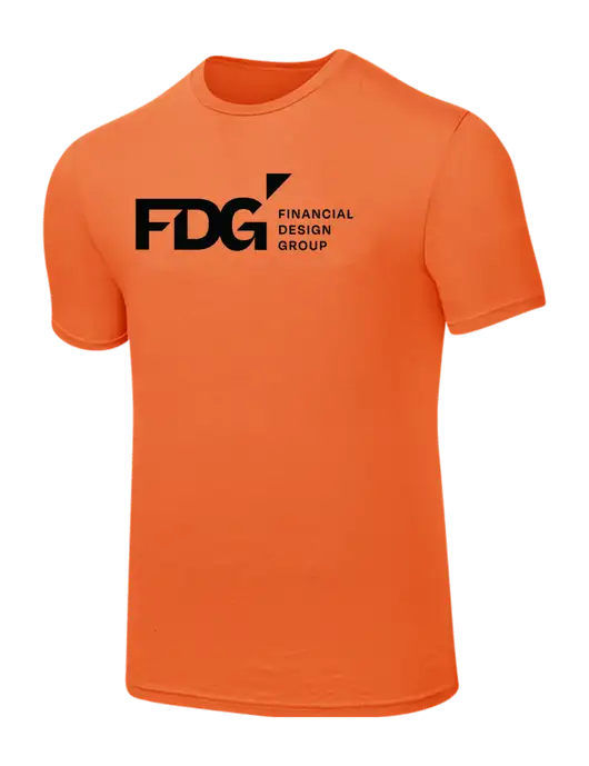 Seriously Soft Orange T-Shirt w/FDG Logo