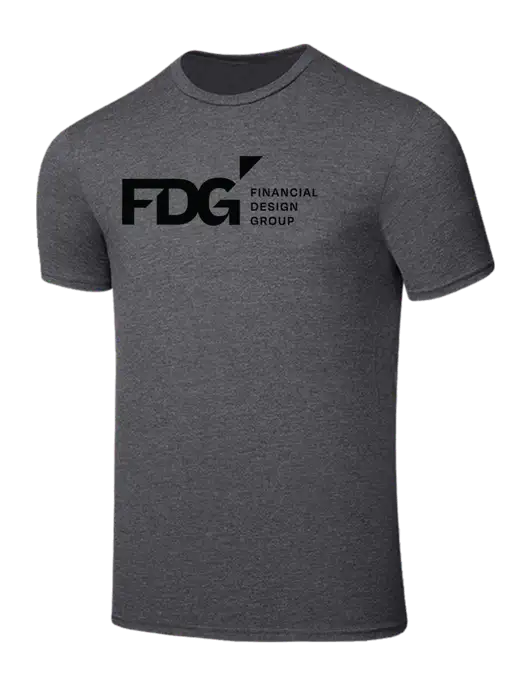 Seriously Soft Heathered Charcoal T-Shirt w/FDG Logo
