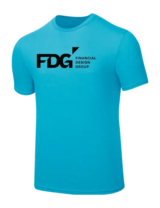 Seriously Soft Sapphire Blue T-Shirt w/FDG Logo