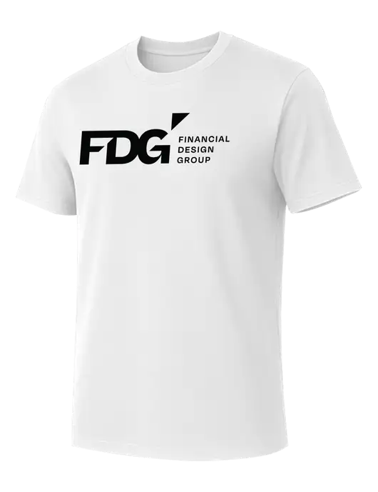 Allmade Bright White Organic Cotton Tee w/FDG Logo