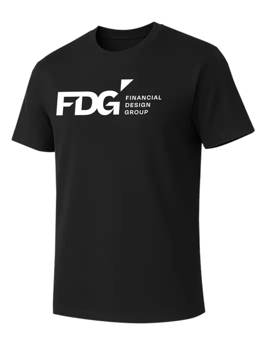 Allmade Deep Black Organic Cotton Tee w/FDG Logo