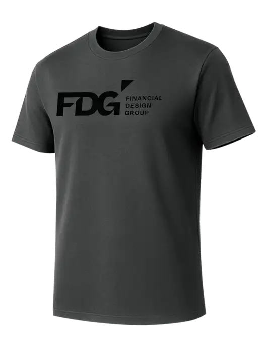 Allmade Charcoal Grey Organic Cotton Tee w/FDG Logo