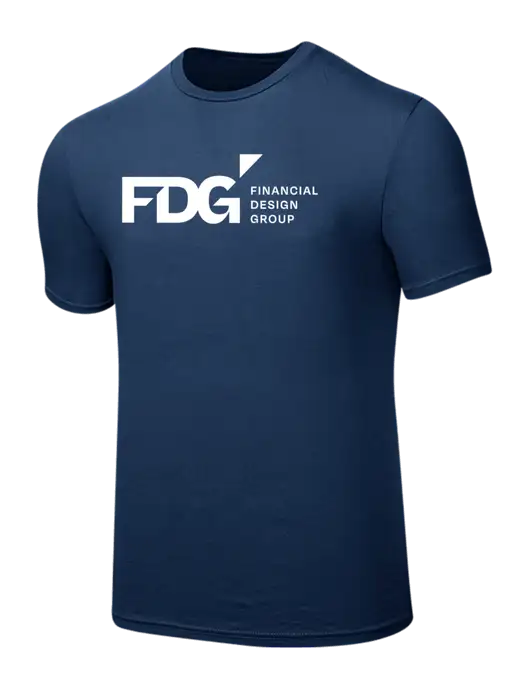 Seriously Soft Deep Slate Blue T-Shirt w/FDG Logo