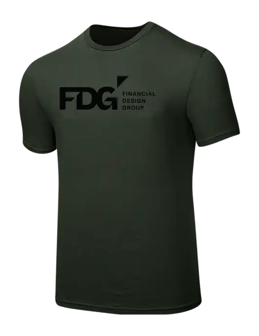 Seriously Soft Dark Olive T-Shirt w/FDG Logo
