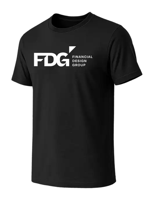 BELLA+CANVAS Black CVC Short Sleeve Tee w/FDG Logo