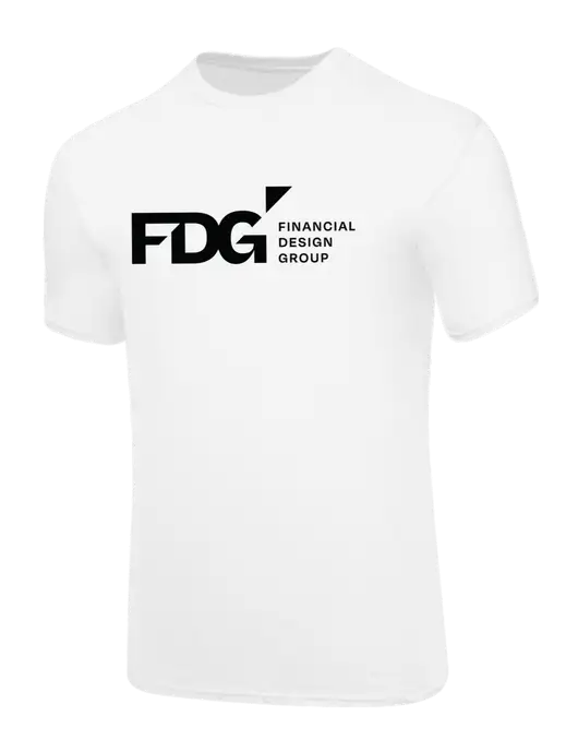 Core Blend White T-Shirt w/FDG Logo