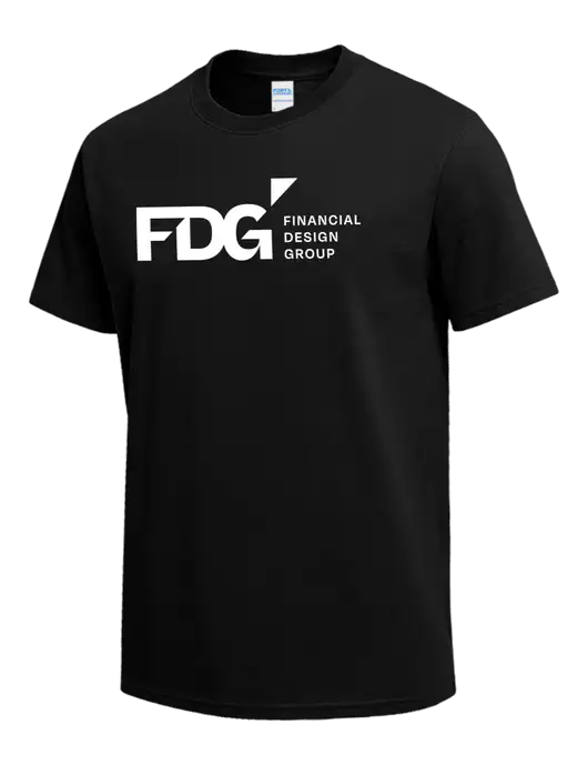 Black Heavyweight 6.1 oz T-Shirt w/FDG Logo