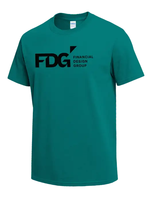 Teal Heavyweight 6.1 oz T-Shirt w/FDG Logo