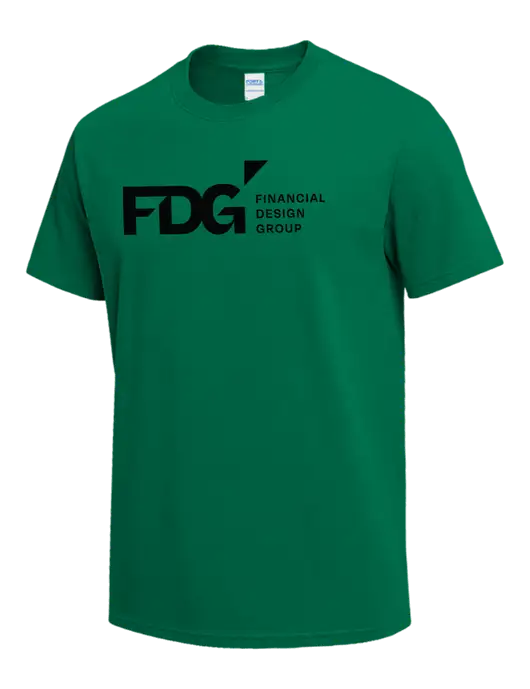 Kelly Green Heavyweight 6.1 oz T-Shirt w/FDG Logo