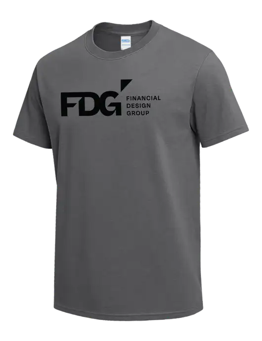 Medium Grey Heavyweight 6.1 oz T-Shirt w/FDG Logo