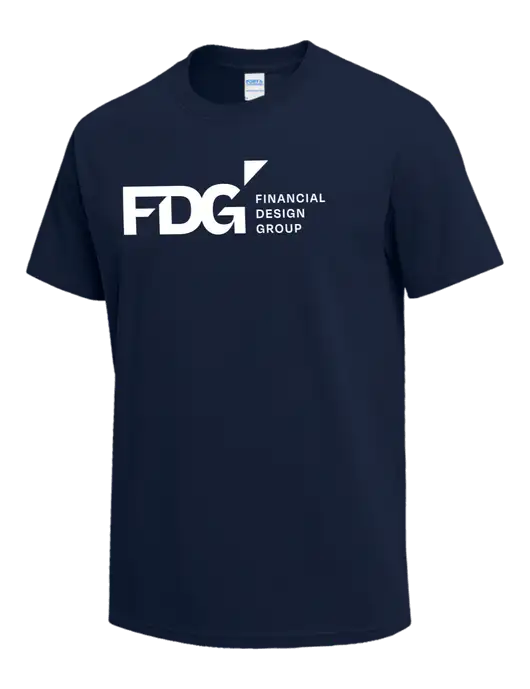 Navy Heavyweight 6.1 oz T-Shirt w/FDG Logo