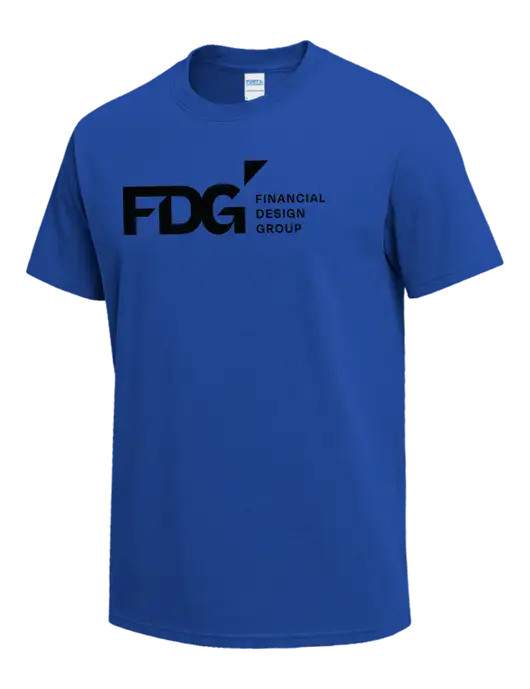 Dark Royal Heavyweight 6.1 oz T-Shirt w/FDG Logo