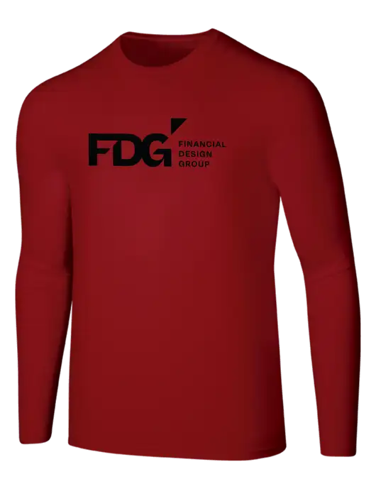 Seriously Soft Red Long Sleeve T-Shirt w/FDG Logo