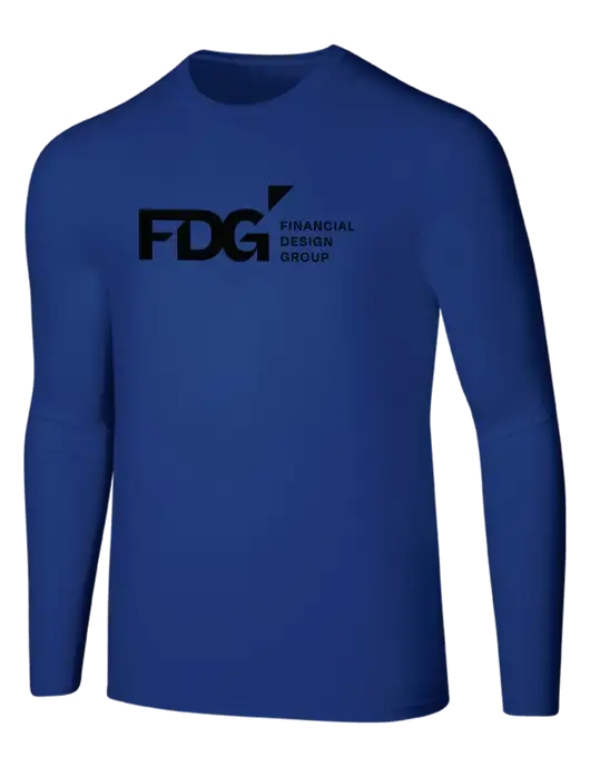 Seriously Soft Dark Royal Long Sleeve T-Shirt w/FDG Logo
