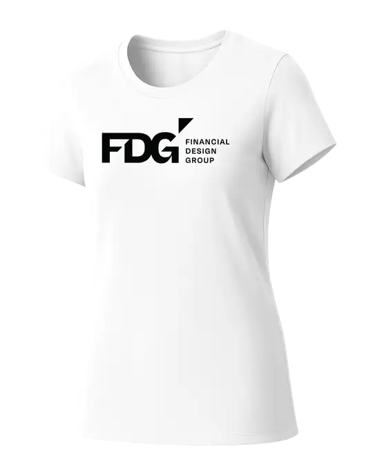 Womens Seriously Soft White T-Shirt w/FDG Logo