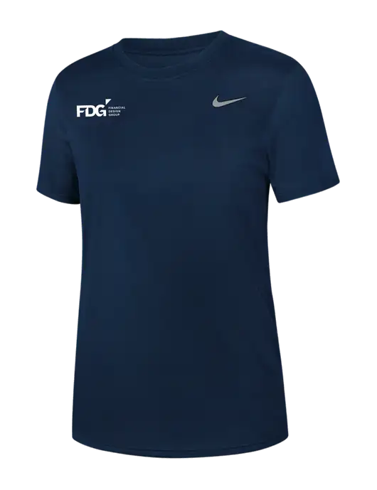 Nike Womens Team rLegend Navy T-Shirt w/FDG Logo
