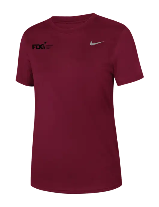Nike Womens Team rLegend Cardinal T-Shirt w/FDG Logo