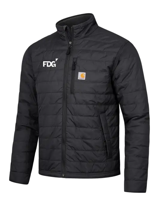Carhartt Black Gilliam Jacket w/FDG Logo