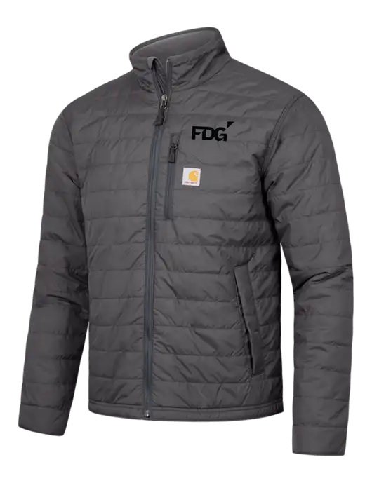 Carhartt Dark Grey Gilliam Jacket w/FDG Logo