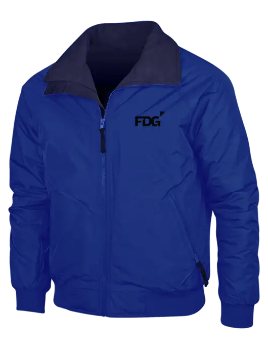 Dark Royal/Navy Classic Challenger Jacket w/FDG Logo