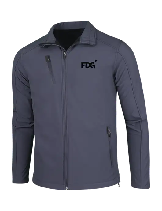 Dark Grey Welded Softshell Jacket w/FDG Logo