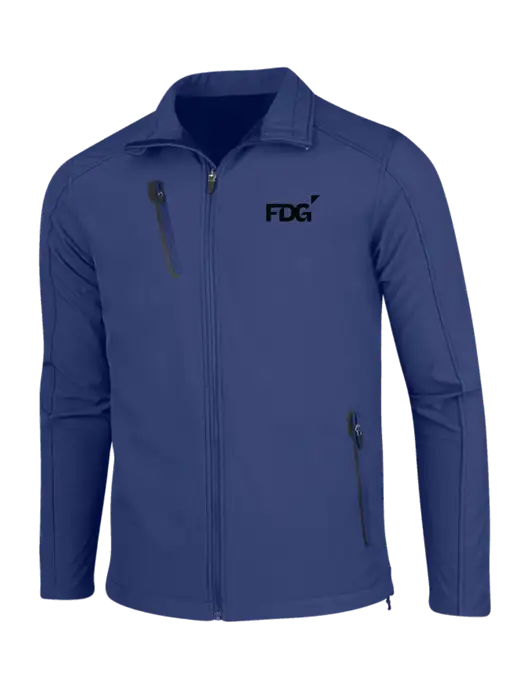 Dark Royal Welded Softshell Jacket w/FDG Logo